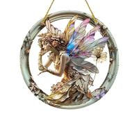 Adornos de hadas para árbol, adornos de ángel de hadas - Recuerdo de adorno de ángel acrílico 2D,Adorno de hadas para árbol de navidad, decoraciones colgantes para vacaciones