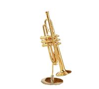 Adornos De Instrumentos Musicales Instrumento De Viento Modelo Trompeta Trompa Trombón Saxofón Flauta Clarinete Fagot Modelo Adornos(12cm)