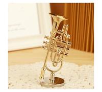 Adornos De Instrumentos Musicales Instrumento De Viento Modelo Trompeta Trompa Trombón Saxofón Flauta Clarinete Fagot Modelo Adornos(8.5cm)