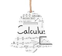 Adornos de madera con diseño de cálculo geek de matemáticas de Navidad, decoración de árbol de Navidad, 4 diseños, ángel, árbol de Navidad, muñeco de nieve, campana