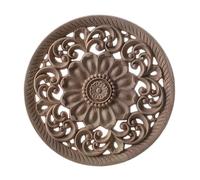 Adornos de madera tallada para muebles, figuras decorativas de madera natural sin pintar, artesanías, apliques, calcomanías, goma, flores, madera tallada, decoración del hogar, Y20, 20