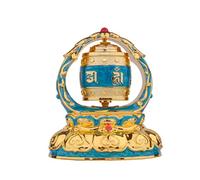 Adornos de mesa, rueda oración budista tibetana con energía solar, primera calidad, giratoria silenciosa, for decoración, yoga y meditación