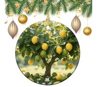 Adornos de Navidad de cerámica para colgar con cuerda dorada, decoración de árbol de Navidad de porcelana para chimenea, mantel, corona, Navidad, fiesta, invierno, regalo