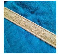 adornos de pared, Pelar y pegar papel tapiz borde rodapié recorte 3D autoadhesivo cintura pegatinas de pared línea esquina superior sellado bordes 6 cm 2(Yellow)