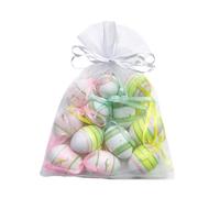 Adornos de Pascua - Adornos de huevos de Pascua Signos de decoración de pared | Huevos de suspensión de Pascua multicolores | Huevos de Pascua resistentes a la decoloración para decoraciones de