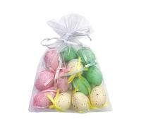 Adornos de Pascua - Adornos de huevos de Pascua Signos de decoración de pared | Huevos de suspensión de Pascua multicolores | Huevos de Pascua resistentes a la decoloración para decoraciones de