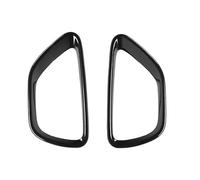 Adornos de pilotos traseros 2 Embellecedores De Faros Antiniebla Delanteros Color Negro para Jeep para Grand Cherokee 2014 2015 2016 2017 cubiertas de luz trasera