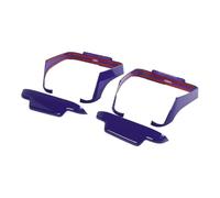 Adornos de pilotos traseros Cubiertas Adhesivas Para Faros Traseros Para Jeep Para Wrangler JL 2018 En Adelante De ABS Accesorios Exteriores trasera cubierta protector(Púrpura)