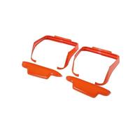Adornos de pilotos traseros Cubiertas Adhesivas Para Faros Traseros Para Jeep Para Wrangler JL 2018 En Adelante De ABS Accesorios Exteriores Cubierta Luz Trasera Coche(Naranja)