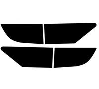 Adornos de pilotos traseros Pegatinas Para Faros Delanteros Coche Lámina Vinilo Tintado Para Párpados Calcomanías Para Luces Traseras Para Dodge Para Durango 2014-2021 Cubierta de luz trasera