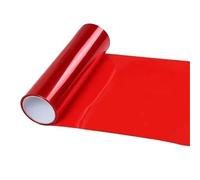 Adornos de pilotos traseros Película De PVC Transparente Para Faros Delanteros Coche 30 X 60 Cm Vinilo Adhesivo Autoadhesivo Para Cubierta de luz trasera(Rojo)