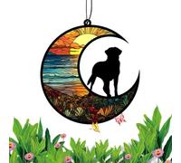 Adornos de recuerdo de perros,Adornos de pérdida de mascotas | Adornos navideños para perros Decoración acrílica colorida para perros - Suministros para mascotas, adornos de simpatía para perros, colg