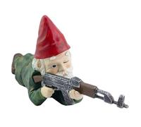 Adornos de Resina de Enanito - Estatua de Enano de jardín al Aire Libre | Divertida Escultura Decorativa de gnomo de jardín con Detalles para césped, Dormitorio, Trabajo