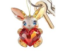 Adornos de San Valentín, encanto de coche | Adornos planos de acrílico para el coche de San Valentín - Colgante de mochila para San Valentín, adornos en forma de corazón, decoraciones de p