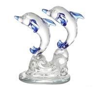 Adornos de vida marina en forma de cristal, diseñados para manualidades y decoración del hogar con motivos de animales marinos y plantas para varias habitaciones interiores (2)