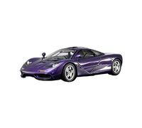 Adornos Decorativos Estáticos De Colección Modelo De Superdeportivo De F1 Escala 1:18 Color Morado Exquisita Artesanía Decoración(Purple)