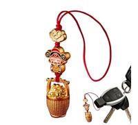 Adornos - Dios de la riqueza colgante de bolsa | Lindo llavero para teléfono, cordón para teléfono, accesorios para bolsa de abalorios para hombres y mujeres, Cadena para teléfono móvil, Refer to