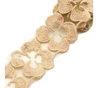 Adornos for coser, 1 yarda/lote de adornos de encaje Floral for decoración de bodas, costura de vestidos DIY(Color 16 1.97in)