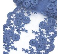 Adornos for coser, 1 yarda/lote de adornos de encaje Floral for decoración de bodas, costura de vestidos DIY(Color 7 4.92in)