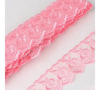 Adornos for coser, Adornos de encaje bordados for accesorios de costura DIY(Light Pink)