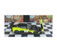 Adornos Fundición Metal Que Se Pueden Abrir para Aston Martin Vulcan Modelo Coche Aleación FW Verde Escala 1:64 Exquisita Artesanía Decoración