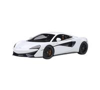 Adornos Metal Fundido A Presión para McLaren 570S Colección De Modelos Deportivos Completamente Abiertos Escala 1:18(White)