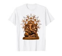 Adornos naranjas elefante hinduismo Ganesh Camiseta