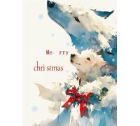 Adornos Navidad Pintar Por Numeros NiñOs Adultos Blanca, animal Paint By Numbers Adult, Invierno DIY Pintura Regalos Navidad Manualidades Adultos, Para Decoracion Hogar Pared, Sin Marco 50x70cm p-1