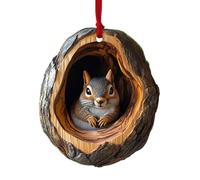 Adornos navideños Animales | Decoraciones para árboles Navidad Animales Bosque | Modelo Animal del árbol de Navidad Adorno acrílico | Decoraciones Colgantes Animales Bosque para decoración navideña