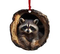 Adornos navideños Animales | Decoraciones para árboles Navidad Animales Bosque | Modelo Animal del árbol de Navidad Adorno acrílico | Decoraciones Colgantes Animales Bosque para decoración navideña
