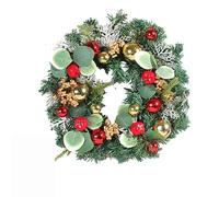 Adornos navideños Coronas navideñas for Puerta de Entrada, Coronas de Invierno for decoración de Interiores y Exteriores, Corona navideña for Puerta con Frutos Rojos. Corona