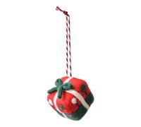 Adornos navideños de fieltro | Colgante de dibujos animados hecho a mano, colgante suave de Navidad, para toda la familia y adultos durante las fiestas con ventana interior