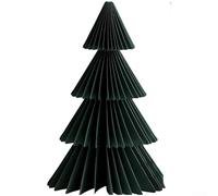 Adornos navideños de papel para árbol de Navidad de origami, decoración minimalista moderna, para accesorios de fotografía festiva, decoración sostenible de árbol verde pequeño, para configuración de
