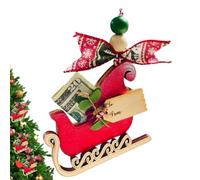 Adornos navideños para dinero, Titular de dinero para Navidad | Titular de dinero único de Navidad,Titular del dólar en efectivo, se pueden escribir bendiciones en la parte posterior del árbol de Navi