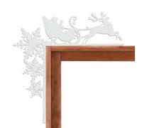 Adornos Navideños para Marco Puerta Decoración con Muñeco de Nieve Copo de | Letrero Navideño Festivo para el Marco Puerta Para Fiestas Oficina Entrada Cafetería Pared y Ventana B