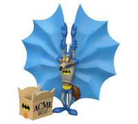 Adornos navideos Hallmark Keepsake 2023 de Looney Tunes: Wile E. Coyote como Batman, juego de 2. Regalos de Looney Tunes.