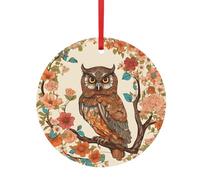 Adornos para árbol de Navidad, creencias de búho, adornos colgantes decorativos de Navidad, decoración de Navidad para interiores, hogar, regalos de fiesta