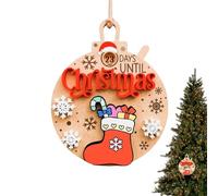 Adornos para árbol de Navidad de cuenta regresiva | Decoración giratoria suave, adornos para árbol de Navidad de cuenta regresiva | para niños adultos adolescentes mujeres Año Nuevo fiesta en casa
