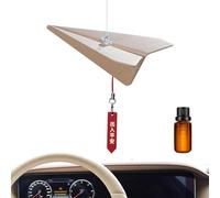 Adornos para automóviles con colgante de perfume, colgante para ambientador de aire para automóvil - Adornos creativos para automóviles de modelado de aviones de papel | Colgante magnético de aromater