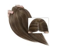 Adornos para el cabello Adornos for el cabello liso for mujeres, 8x10 cm, parte central, nudo único, base mono, adorno for el cabello, pieza de cabello de ganchillo a mano, clip en extensiones de cabe