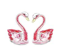 Adornos Para El Hogar Adornos De Cristal De Cisne De Pareja Simulada,Tubo Vacío De Un Solo Cisne Con Broca, Rojo Grande