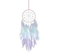 Adornos para el jardín de Dream Catcher hechos a mano, boho con perlas, decorativo para balcón, fiesta, boda, dormitorio, sala de estar