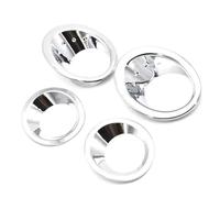 Adornos Pilotos Traseros 4 Uds. Cubierta Cromada De Luz Antiniebla Delantera Y Trasera Para Nissan Para Qashqai Para Dualis J10 2007-2009