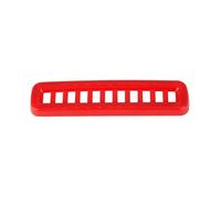 Adornos Pilotos Traseros Accesorios Ajuste Tapa Lámpara Parada Montaje Alto Para Coche Tercera Cubierta Luz Freno Para Jeep Para Wrangler JL JLU 2018-2024(Rojo)