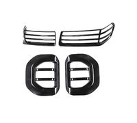 Adornos Pilotos Traseros Cubierta Embellecedora Luz Trasera Para Faro Coche Decoración Señal Giro Espejo Retrovisor Para Jeep Para Wrangler JL 2018 Up(C Style)