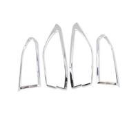 Adornos Pilotos Traseros Para Toyota Para Corolla Para Cross GR 2018-2025 Luz Trasera Coche Negra Cubierta Lámpara Embellecedora Accesorios De Luz Trasera(Chrome)