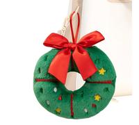 Adornos Rellenos para árboles de Navidad, Colgante de Bolsa rellena para Navidad - Bolsa Adorno Corona Casa Forma Navidad Colgante | Decoración de Temporada para Interiores y Exteriores para par