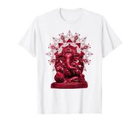 Adornos rojos elefante hinduismo Ganesh Camiseta