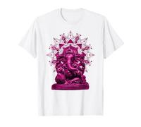 Adornos rosa elefante hinduismo Ganesh Camiseta