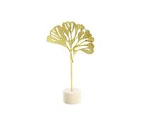 Adornos Salon Adornos de metal con forma de hoja de luz para el hogar, sala de estar, gabinete de vinos, decoración de escritorio, manualidades (B, 21x12cm)